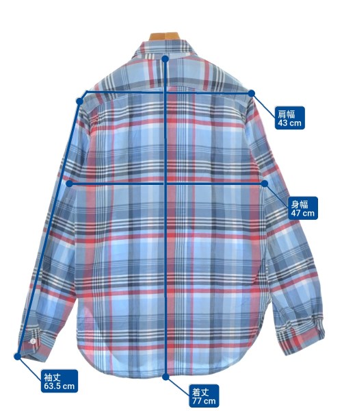 Engineered Garments（エンジニアドガーメンツ）カジュアルシャツ 青 サイズ:S メンズ/2200684382203