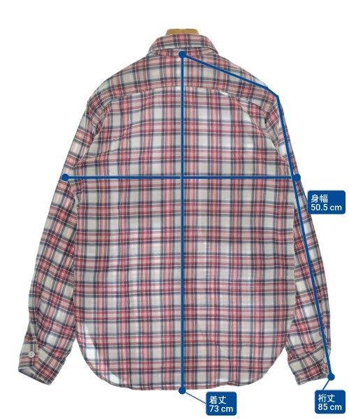 Engineered Garments（エンジニアドガーメンツ）カジュアルシャツ 赤 サイズ:S メンズ/2200684382234