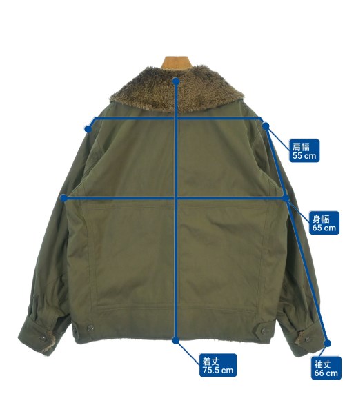 Engineered Garments（エンジニアドガーメンツ）ミリタリーブルゾン カーキ サイズ:M メンズ/2200688792015