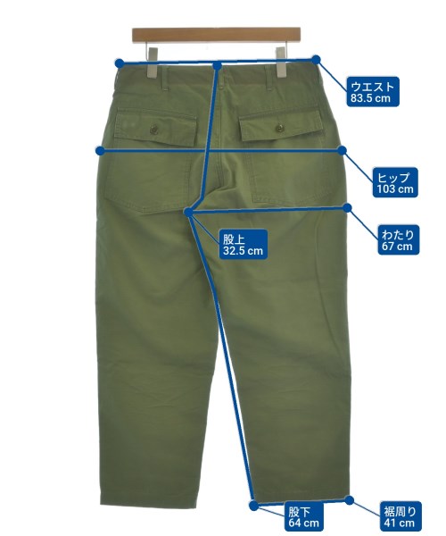 Engineered Garments（エンジニアドガーメンツ）カーゴパンツ カーキ サイズ:S メンズ/2200686882190
