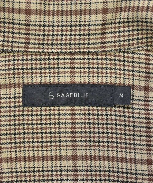 RAGEBLUE（レイジブルー）カジュアルシャツ ベージュ サイズ:M メンズ/2200627109041