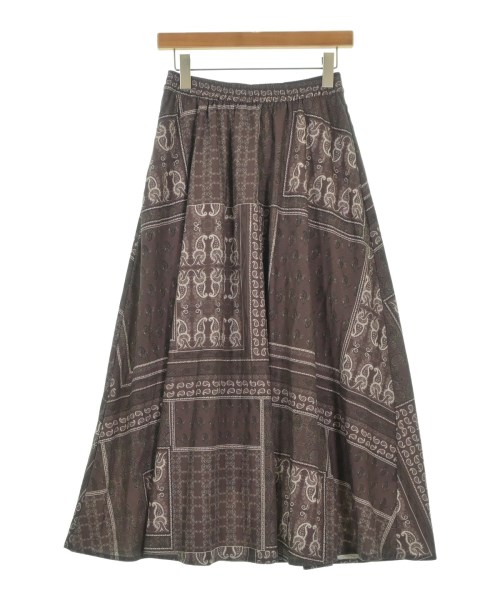 RAGEBLUE(レイジブルー)ロング・マキシ丈スカート 茶 サイズ:F/2200643300019