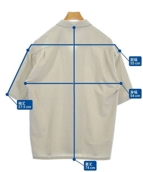 RAGEBLUE（レイジブルー）カジュアルシャツ グレー サイズ:M メンズ/2200572442019