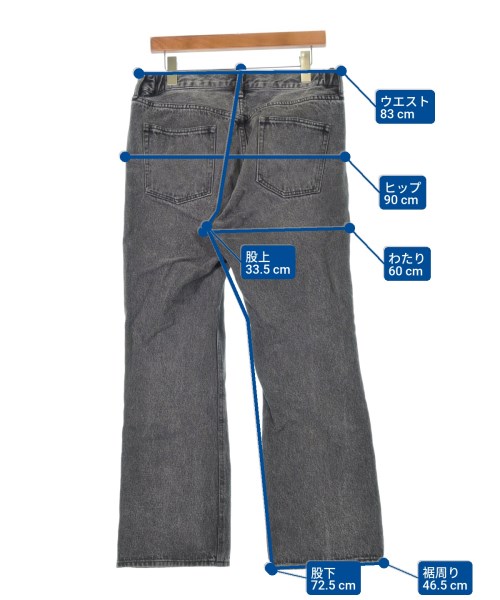 RAGEBLUE（レイジブルー）デニムパンツ 黒 サイズ:L メンズ/2200622777030