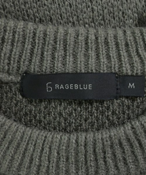 RAGEBLUE（レイジブルー）ニット・セーター グレー サイズ:M メンズ/2200610449062