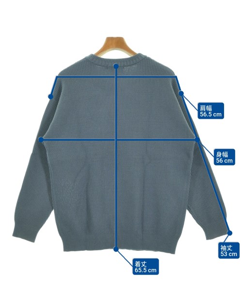 RAGEBLUE（レイジブルー）ニット・セーター 青 サイズ:M メンズ/2200669323047