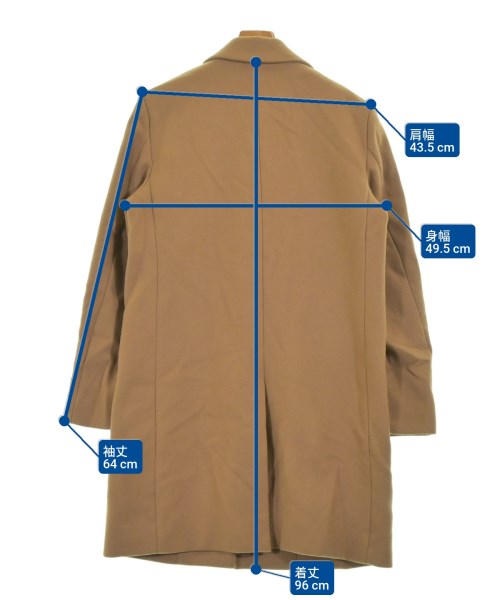 RAGEBLUE（レイジブルー）チェスターコート 茶 サイズ:L メンズ/2200679724018