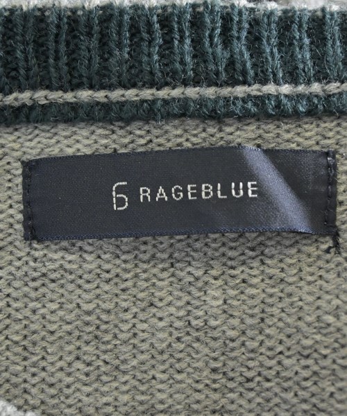 RAGEBLUE（レイジブルー）ニット・セーター グレー サイズ:L メンズ/2200698860094