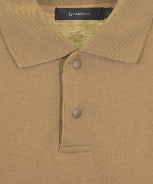 RAGEBLUE（レイジブルー）ポロシャツ 茶 サイズ:L メンズ/2200646224138