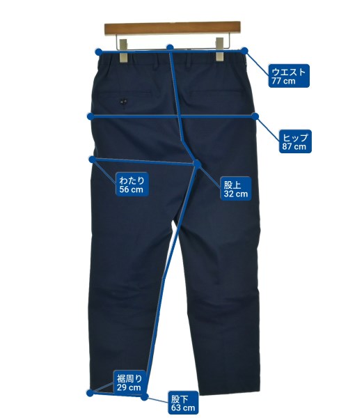 RAGEBLUE（レイジブルー）スラックス 紺 サイズ:S メンズ/2200624903086