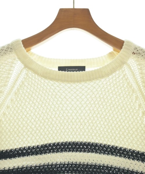 RAGEBLUE（レイジブルー）ニット・セーター 白 サイズ:M メンズ/2200657546090