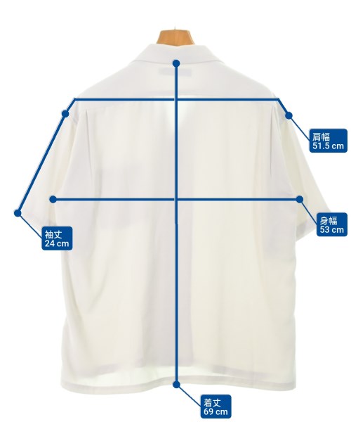 RAGEBLUE（レイジブルー）カジュアルシャツ 白 サイズ:M メンズ/2200663594078