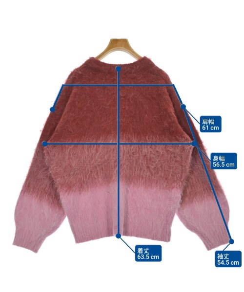 RAGEBLUE（レイジブルー）ニット・セーター 赤 サイズ:F レディース/2200665670084