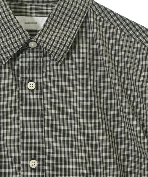RAGEBLUE（レイジブルー）カジュアルシャツ 黒 サイズ:M メンズ/2200672218033