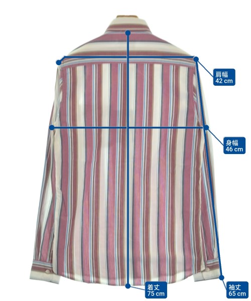 HYSTERIC GLAMOUR（ヒステリックグラマー）カジュアルシャツ ピンク サイズ:S メンズ/2200554078076