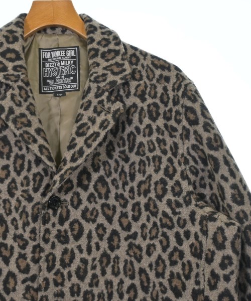 HYSTERIC GLAMOUR（ヒステリックグラマー）チェスターコート 茶 サイズ:L メンズ/2200633262037