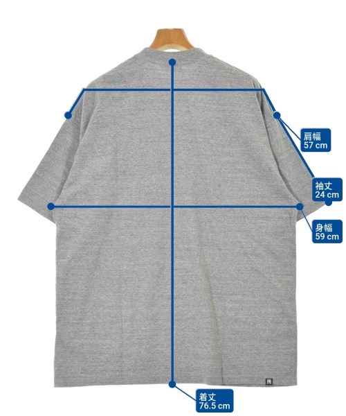 HYSTERIC GLAMOUR（ヒステリックグラマー）Tシャツ・カットソー グレー サイズ:XL メンズ/2200635131119