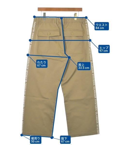 HYSTERIC GLAMOUR（ヒステリックグラマー）チノパン ベージュ サイズ:L メンズ/2200635213037