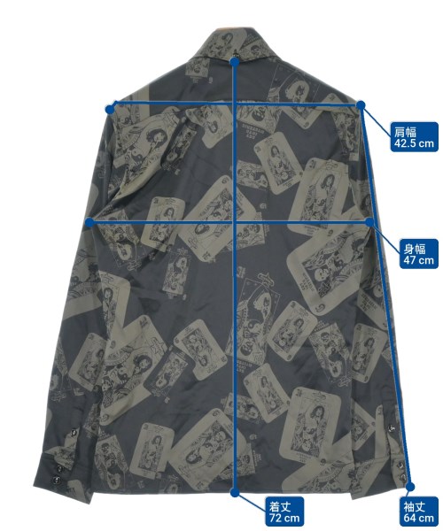 HYSTERIC GLAMOUR（ヒステリックグラマー）カジュアルシャツ カーキ サイズ:F メンズ/2200636182097