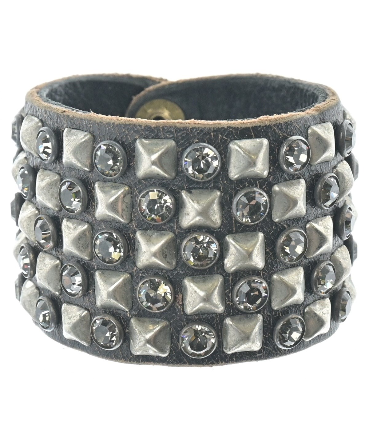 HYSTERIC GLAMOUR バングル　スタッズ　リストバンド　レザー HYSTERIC GLAMOUR バングル スタッズ リストバンド レザー HYSTERIC