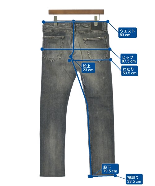 HYSTERIC GLAMOUR（ヒステリックグラマー）デニムパンツ 黒 サイズ:32(L位) メンズ/2200638544039