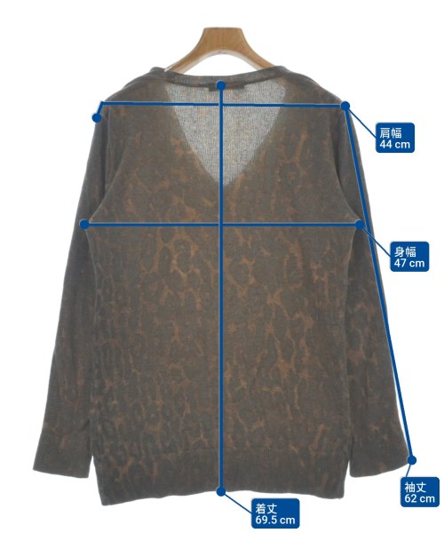 HYSTERIC GLAMOUR（ヒステリックグラマー）ニット・セーター 茶 サイズ:F メンズ/2200640171117