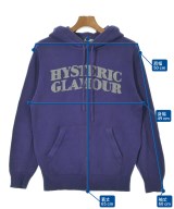 HYSTERIC GLAMOUR（ヒステリックグラマー）ニット・セーター 紫 サイズ:S メンズ/2200641571060