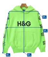 HYSTERIC GLAMOUR（ヒステリックグラマー）パーカー 緑 サイズ:S メンズ/2200641571091