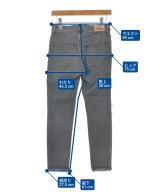 HYSTERIC GLAMOUR（ヒステリックグラマー）デニムパンツ グレー サイズ:26(XXS位) メンズ/2200538950015