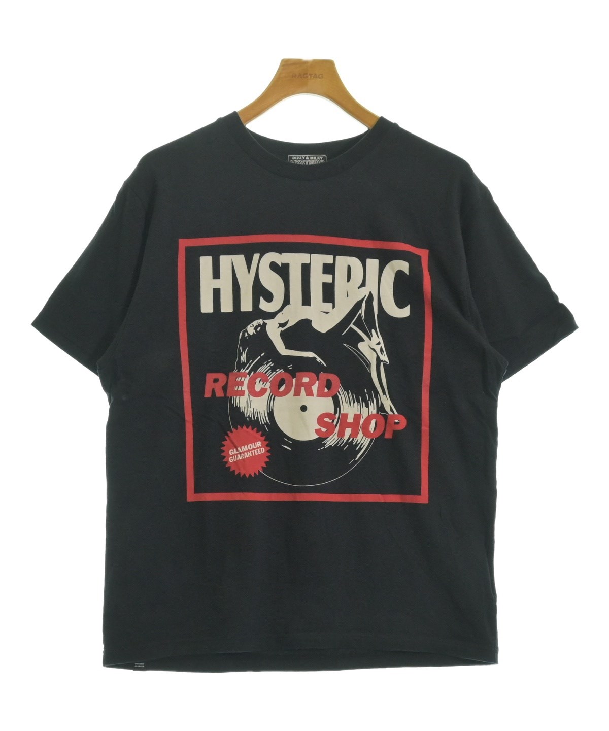 【美品】HYSTERIC GLAMOUR 黒 Tシャツ HYSTERIC GLAMOUR◇Tシャツ/XL/コットン/BLK/02241CT54