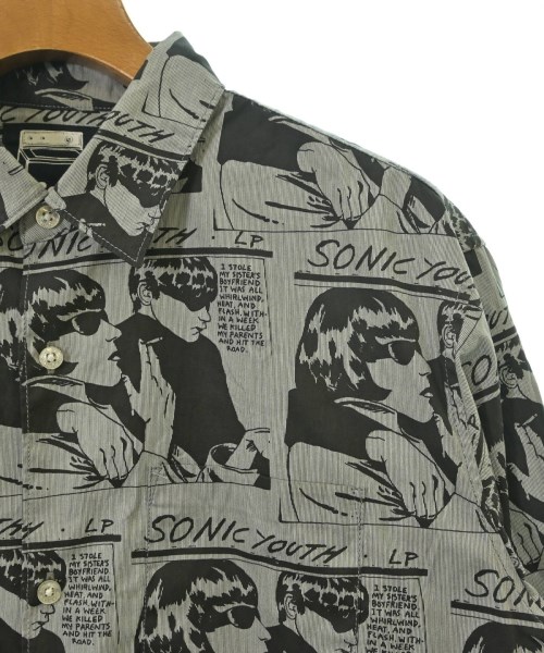 HYSTERIC GLAMOUR（ヒステリックグラマー）カジュアルシャツ グレー サイズ:XL メンズ/2200621591057