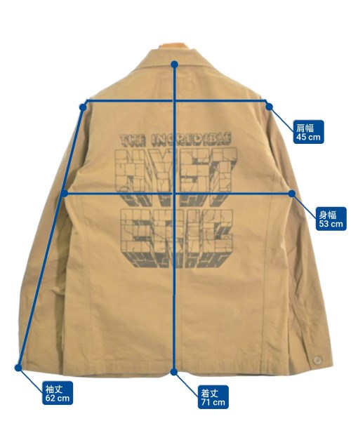 HYSTERIC GLAMOUR（ヒステリックグラマー）ジャケット ベージュ サイズ:S メンズ/2200612386426