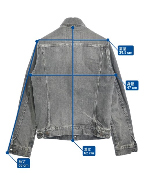 HYSTERIC GLAMOUR（ヒステリックグラマー）デニムジャケット 黒 サイズ:S メンズ/2200612386433