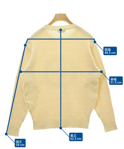 HYSTERIC GLAMOUR（ヒステリックグラマー）ニット・セーター 白 サイズ:S メンズ/2200612386495