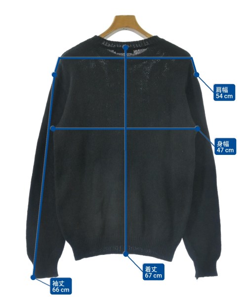 HYSTERIC GLAMOUR（ヒステリックグラマー）ニット・セーター 黒 サイズ:S メンズ/2200612386501