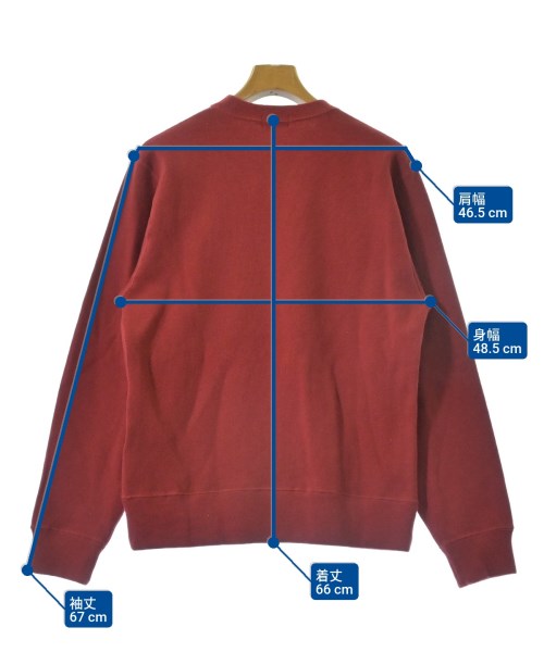 HYSTERIC GLAMOUR（ヒステリックグラマー）スウェット 赤 サイズ:M メンズ/2200612386525