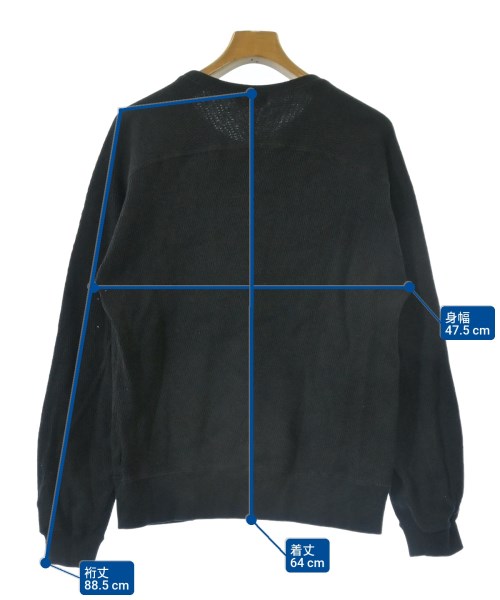 HYSTERIC GLAMOUR（ヒステリックグラマー）スウェット 黒 サイズ:S メンズ/2200612386556