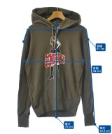 HYSTERIC GLAMOUR（ヒステリックグラマー）パーカー 茶 サイズ:S メンズ/2200612386563