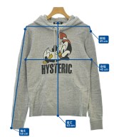 HYSTERIC GLAMOUR（ヒステリックグラマー）パーカー グレー サイズ:S メンズ/2200612386617