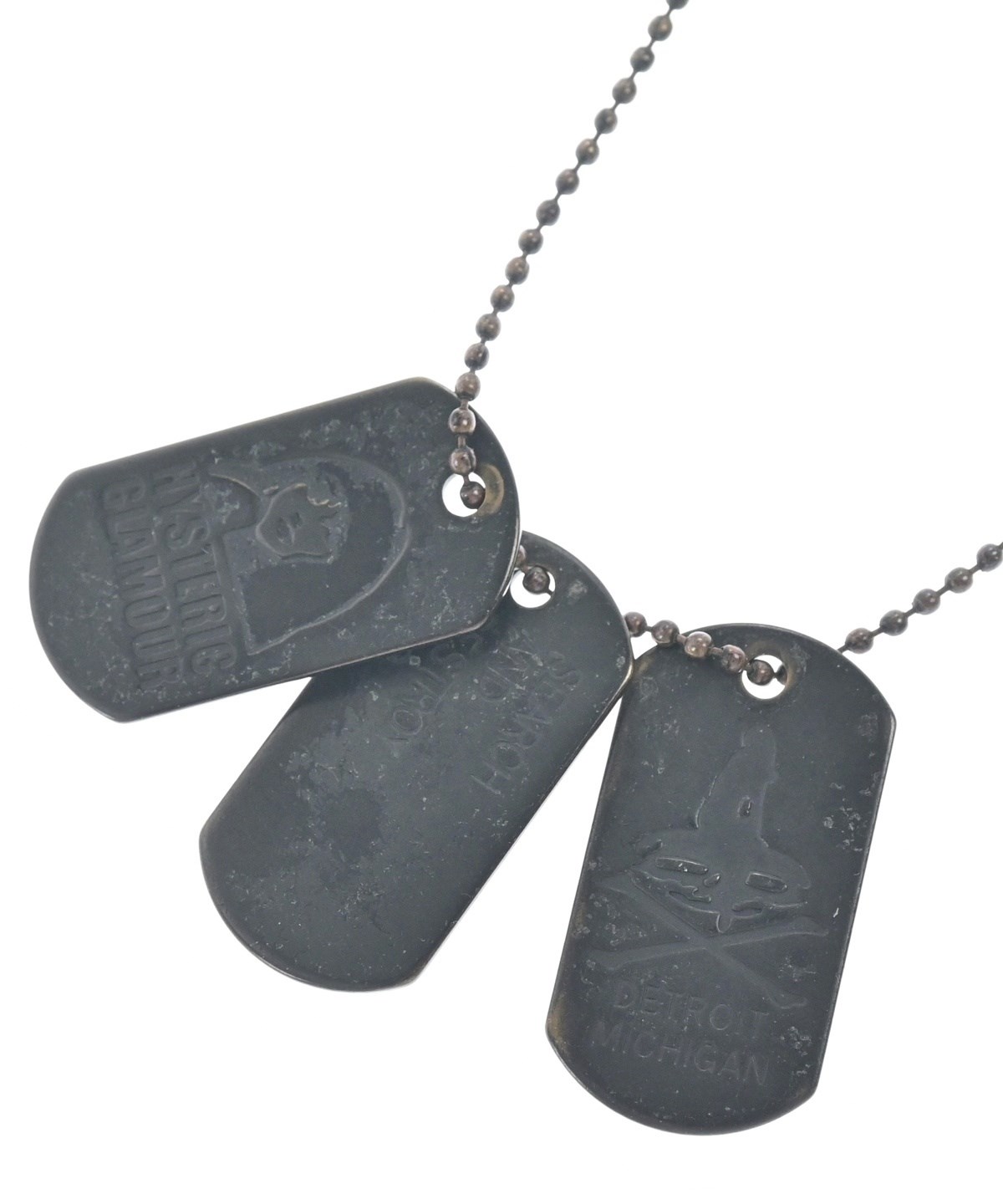 HYSTERIC GLAMOUR（ヒステリックグラマー）ネックレス 茶 サイズ