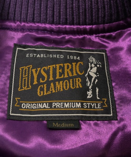 HYSTERIC GLAMOUR（ヒステリックグラマー）スタジャン 紫 サイズ:M メンズ/2200612774094