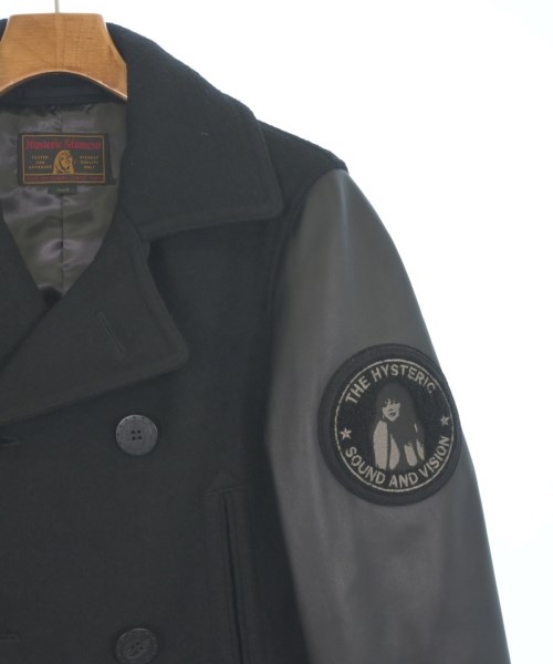 HYSTERIC GLAMOUR（ヒステリックグラマー）ピーコート 黒 サイズ:S メンズ/2200612774124
