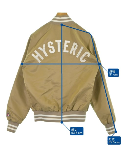 HYSTERIC GLAMOUR（ヒステリックグラマー）スタジャン カーキ サイズ:S メンズ/2200612774162