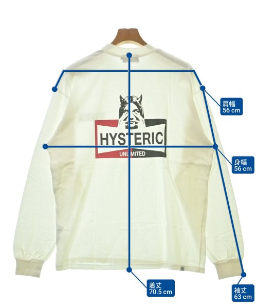 HYSTERIC GLAMOUR（ヒステリックグラマー）Tシャツ・カットソー 白 サイズ:L メンズ/2200623730027