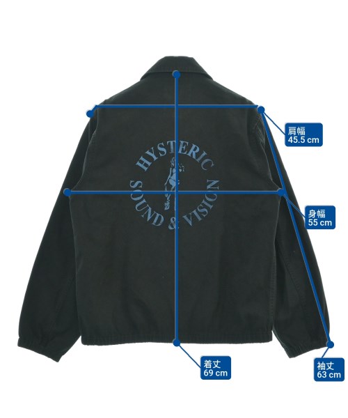 HYSTERIC GLAMOUR（ヒステリックグラマー）ブルゾン 黒 サイズ:L メンズ/2200624243014