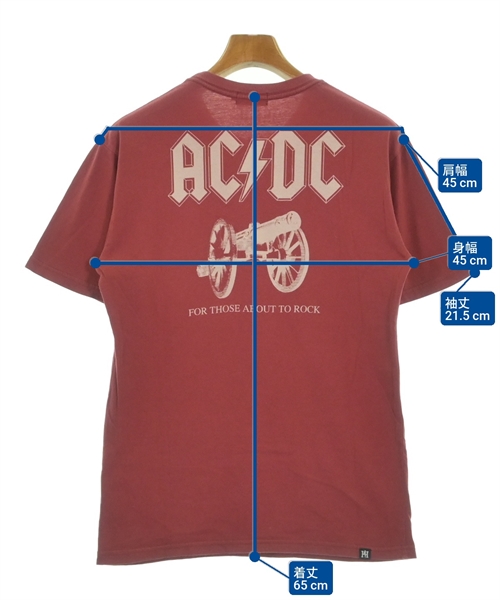 HYSTERIC GLAMOUR（ヒステリックグラマー）Tシャツ・カットソー 赤 サイズ:S メンズ/2200627998058