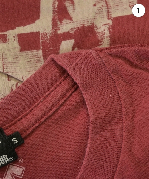 HYSTERIC GLAMOUR（ヒステリックグラマー）Tシャツ・カットソー 赤 サイズ:S メンズ/2200627998058