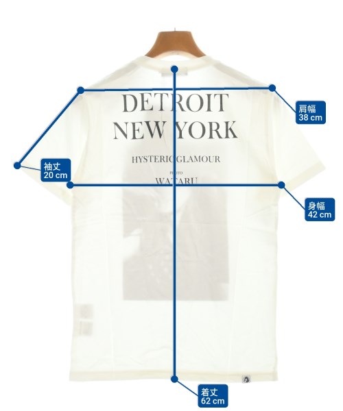HYSTERIC GLAMOUR（ヒステリックグラマー）Tシャツ・カットソー 白 サイズ:S メンズ/2200628344151