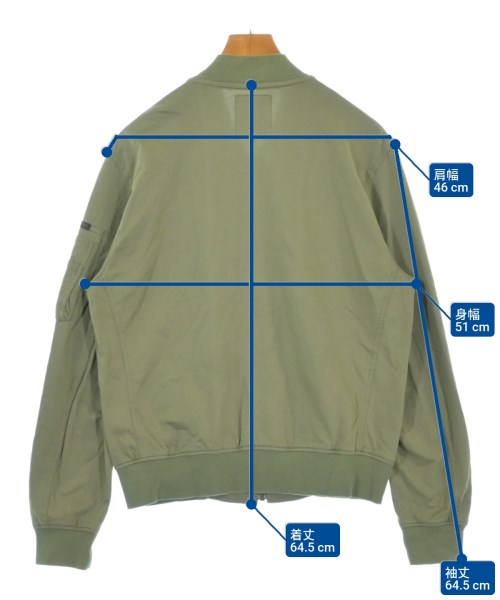HYSTERIC GLAMOUR（ヒステリックグラマー）ミリタリーブルゾン 緑 サイズ:M メンズ/2200616672044