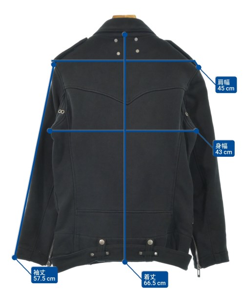 HYSTERIC GLAMOUR（ヒステリックグラマー）ライダース 黒 サイズ:F メンズ/2200632252015